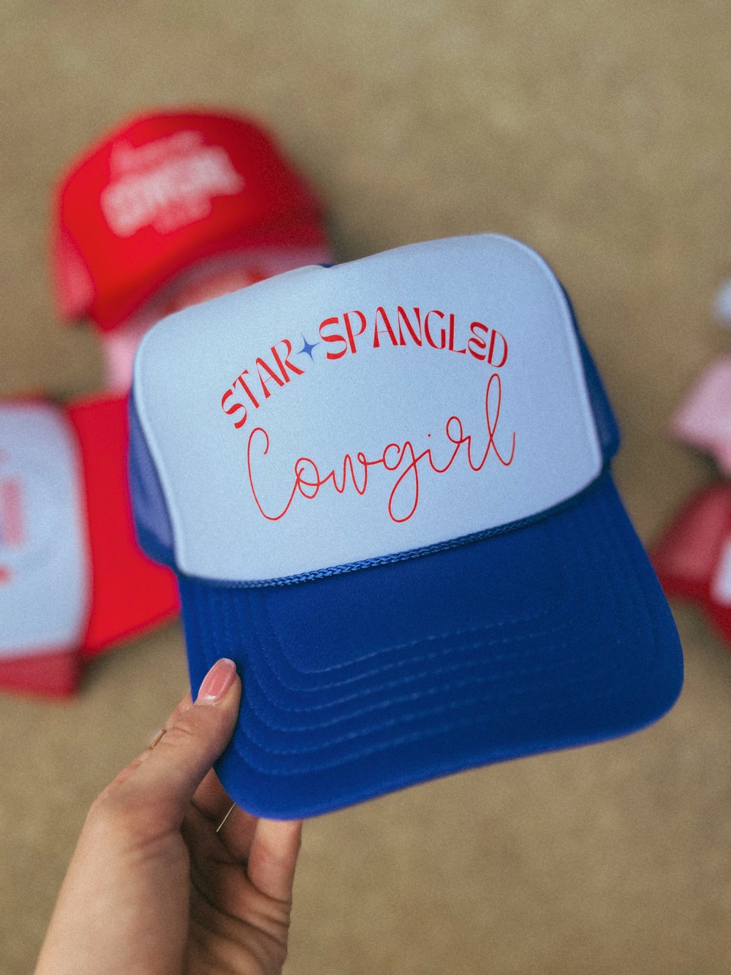 Star Spangled Cowgirl Trucker Hat