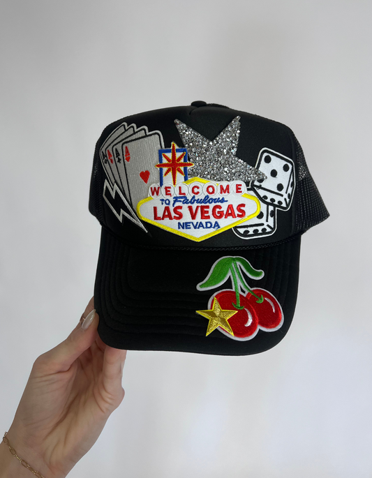 Viva Las Vegas Custom Patch Trucker Hat